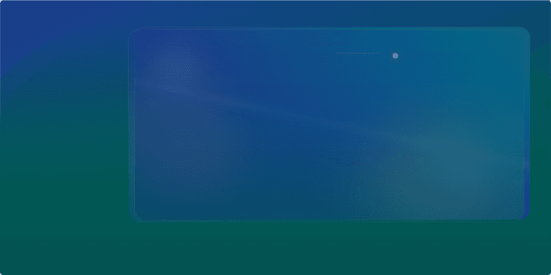 A slide with a dark, gradient background of blues and greens, featuring a simulated parallax effect created by layered, blurred shapes and animated light leaks.  Text elements highlight key insights about drone photography, focusing on the impact of altitude, scale, and wind on aerial footage. Fragment #1