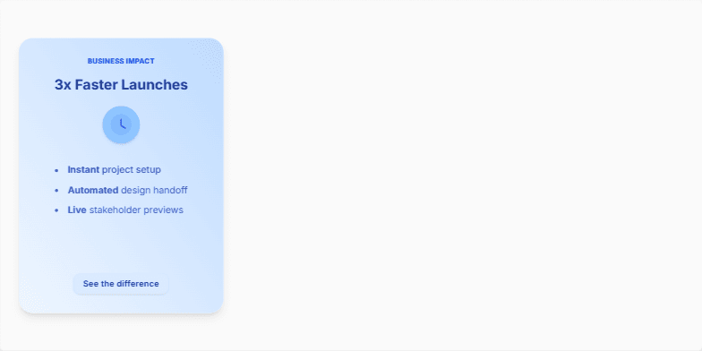 Three slide examples showcasing Business, Educational, and Creative styles, each with distinct visuals and messaging. Fragment #1