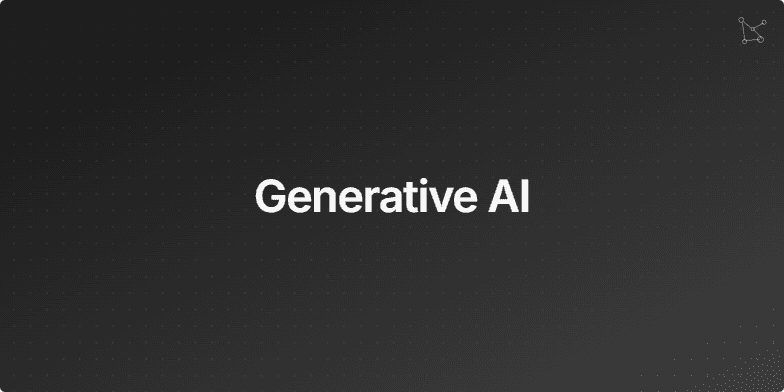 A dark-themed title slide for a presentation on 'Generative AI'. The background is a dark gray gradient with a subtle animated dot pattern. The main title is in large white text, with the subtitle 'Systems, Scaling, and Safety' below it. At the bottom, it lists the speaker 'Maya Chen' and the event 'AI Systems Summit 2025'. Fragment #2