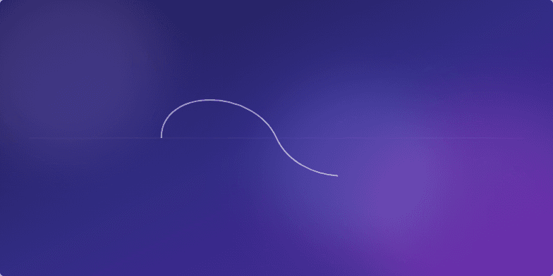 A presentation slide titled 'What Nobody Tells You About the Flow State' set against a deep indigo and violet background. In the center, a glowing white infinity symbol is animated, representing focus. Three key principles are listed at the bottom in minimalist, translucent cards. Fragment #2