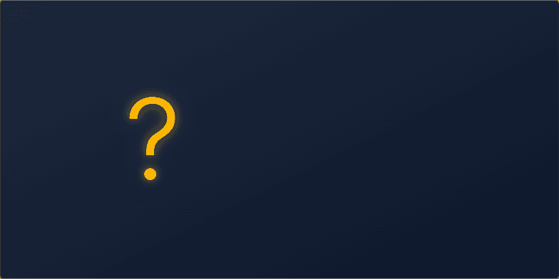 A presentation slide with a dark slate blue textured background. On the left is a large, thin, glowing gold question mark. On the right, the main title reads, 'Why the Best Leaders Have More Questions Than Answers: The Power of Saying ‘I Don’t Know’' in white, with the final phrase highlighted in gold. Below it, a sub-header says, 'Embrace Curiosity, Empower Your Team'. Fragment #1