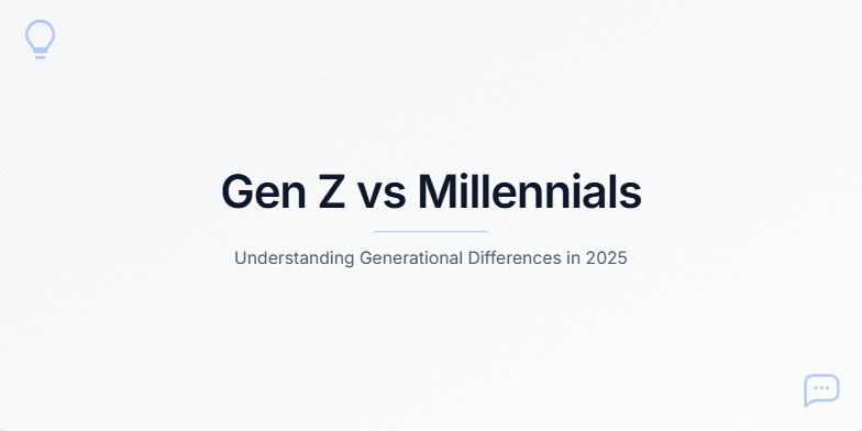 Screenshot of presentation "Gen Z and Millennials"