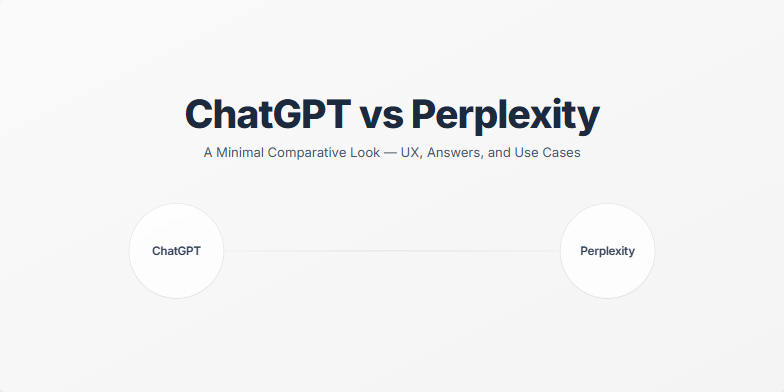 Screenshot of presentation "ChatGPT vs Perplexity"